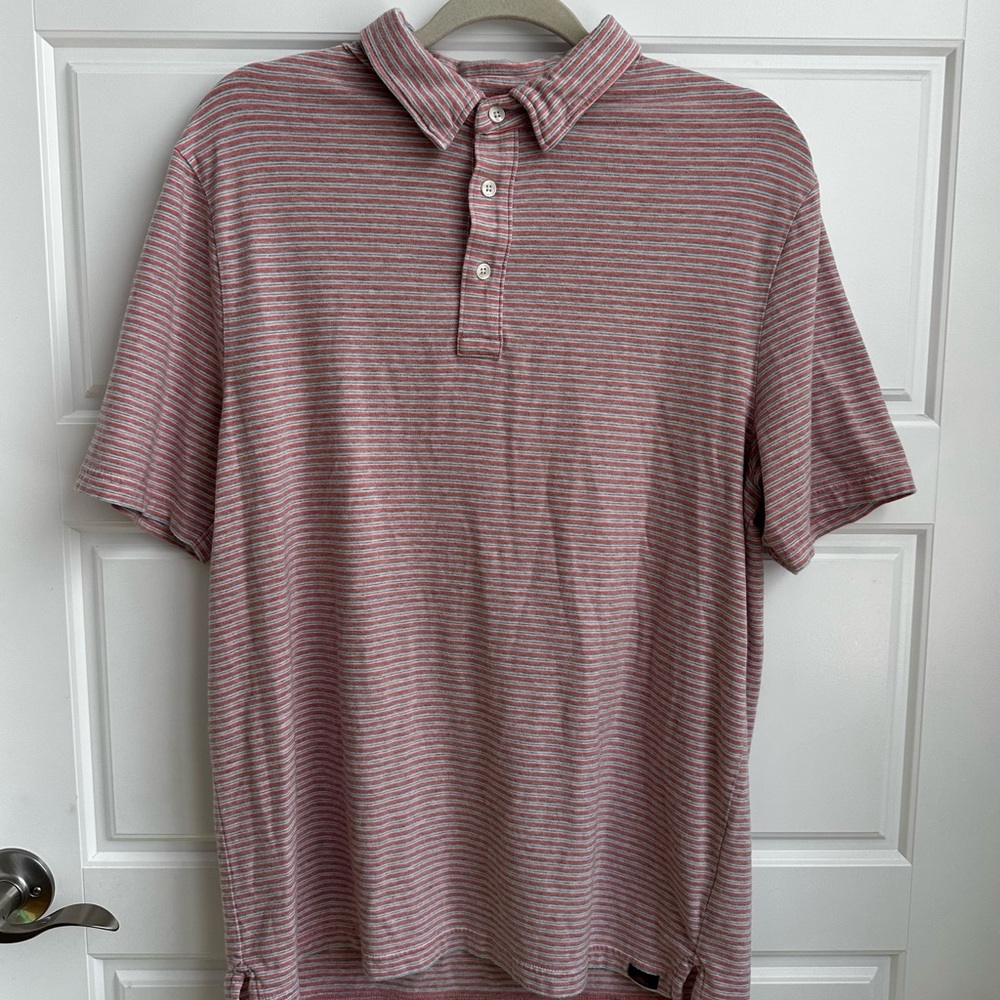 FAHERTY Mens Movement™ Short-Sleeve Pique Polo Shirt Size Large